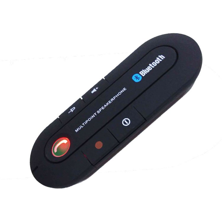 Sun Visor Bluetooth Car Kit Hands-Free Receiver Multipoint Speakerphone